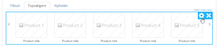 Layout: slider on mouse-over