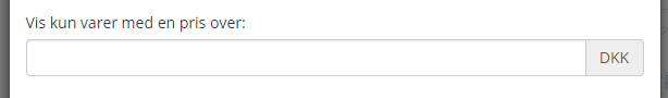 Layout: slider price setting