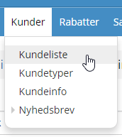 Customers: customer list