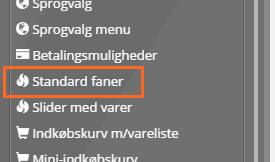 Screenshot: Extra fields on products