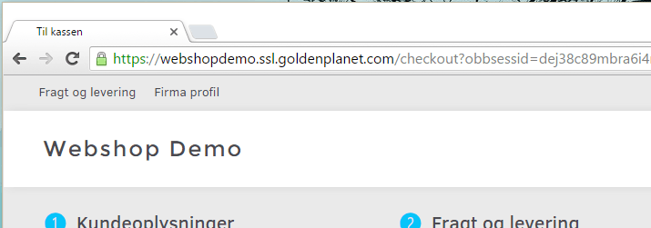SSL checkout