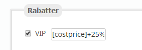 Screenshot: Calculate prices automatically from the cost price for customer groups
