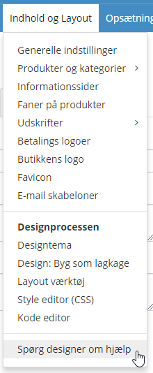 Screenshot: An easy way to get help with design