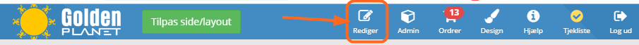 Screenshot: Go to a product directly from the product list in the admin