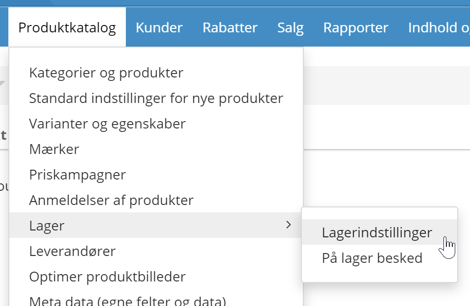Screenshot: Redirect a product to its category when sold out