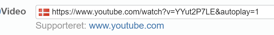 Screenshot: YouTube videos can autoplay