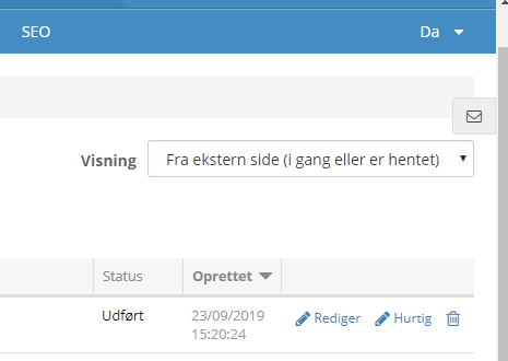 Screenshot: 6: Follow the status and adjust the product