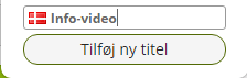 Screenshot: Create fields