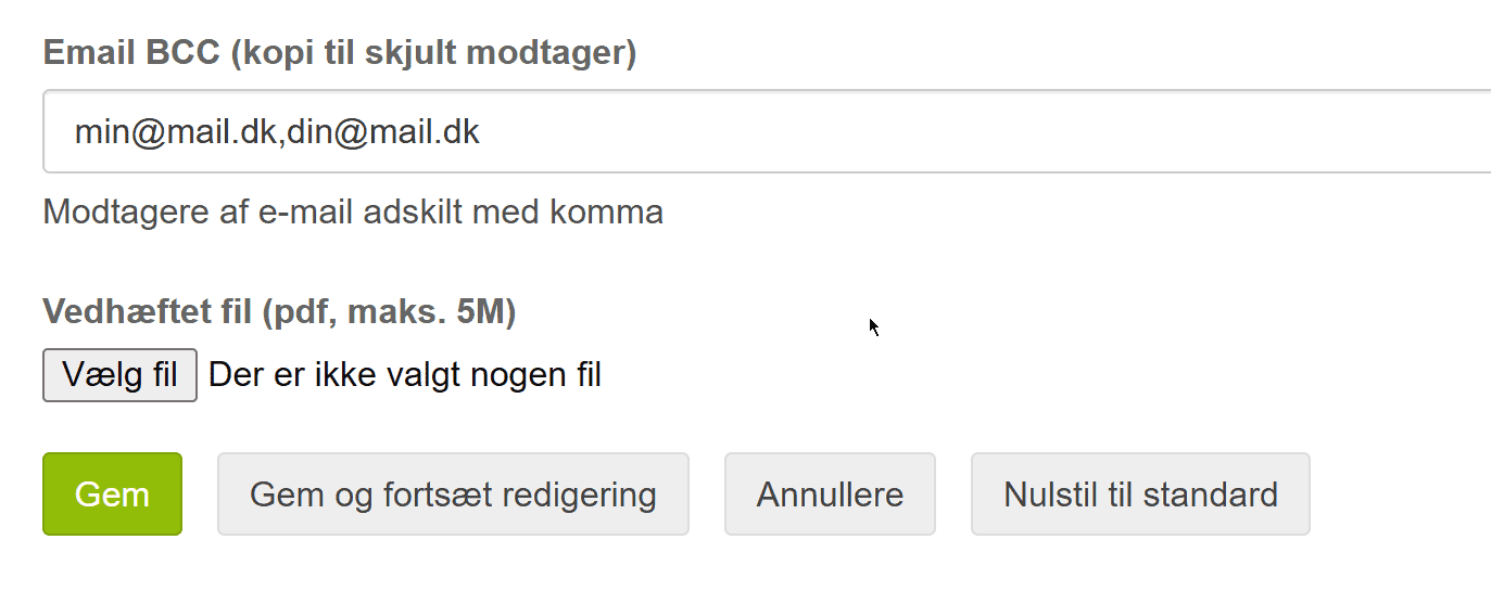 Screenshot: Get notified when a customer has filled in the form