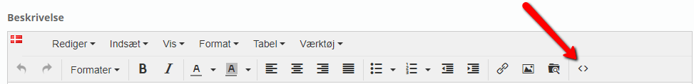 Screenshot: Insert the form on a page in your shop