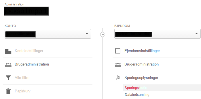 Screenshot: 3. Integrate your online shop with Google Analytics