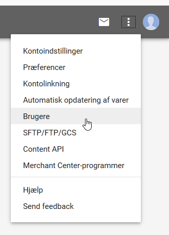 Screenshot: Find your service account private key