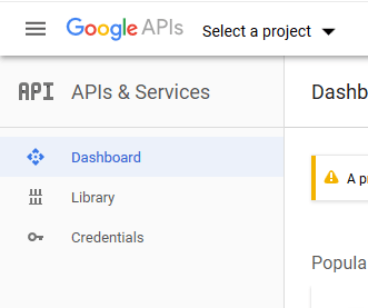 Screenshot: Find your service account private key
