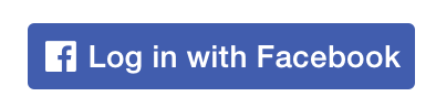 Screenshot: What about Facebook login?