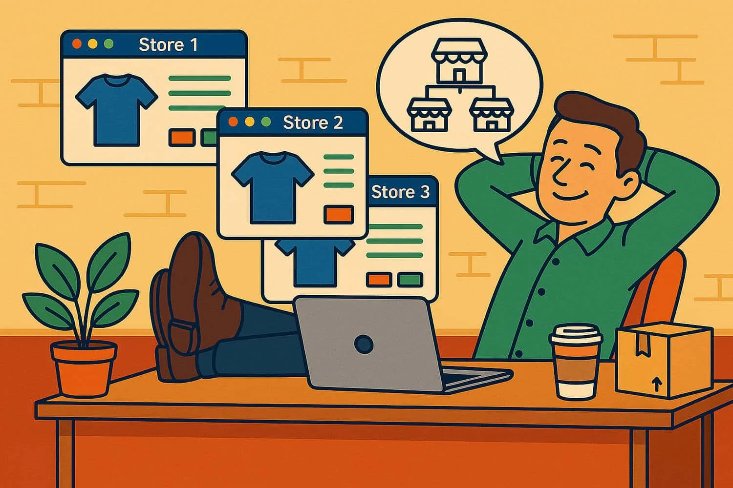 Screenshot: Multishop
