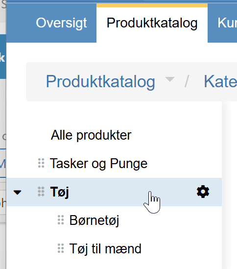 Screenshot: Translate products