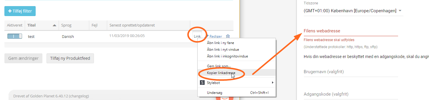 Screenshot: Google Shopping setup: preparation and general