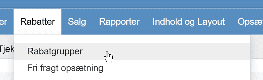 Screenshot: Prices for customer discount groups
