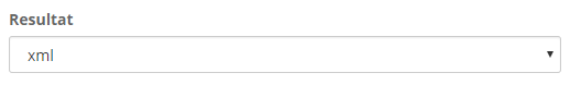Screenshot: Setting up the product feed