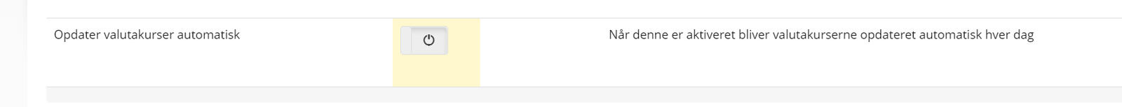 Screenshot: Product prices in another currency