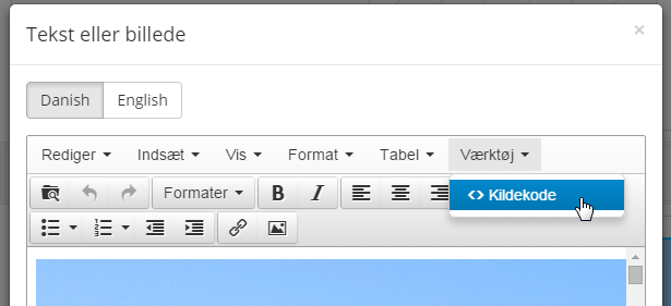 Screenshot: 2. Choose source code