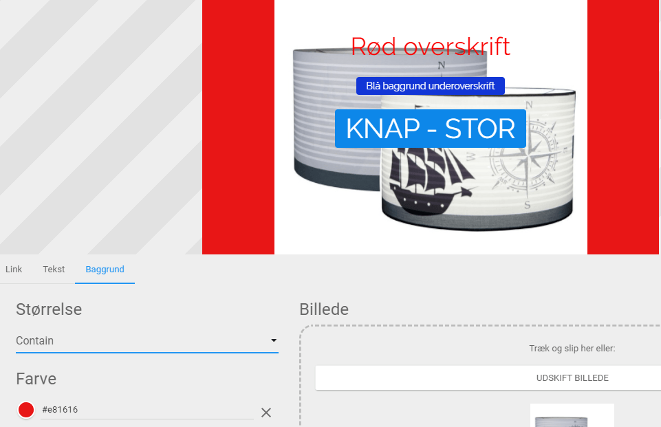 Screenshot: Add a background