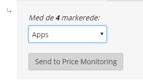 Screenshot: Choose your products