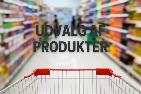 Screenshot: Landing pages and product selections